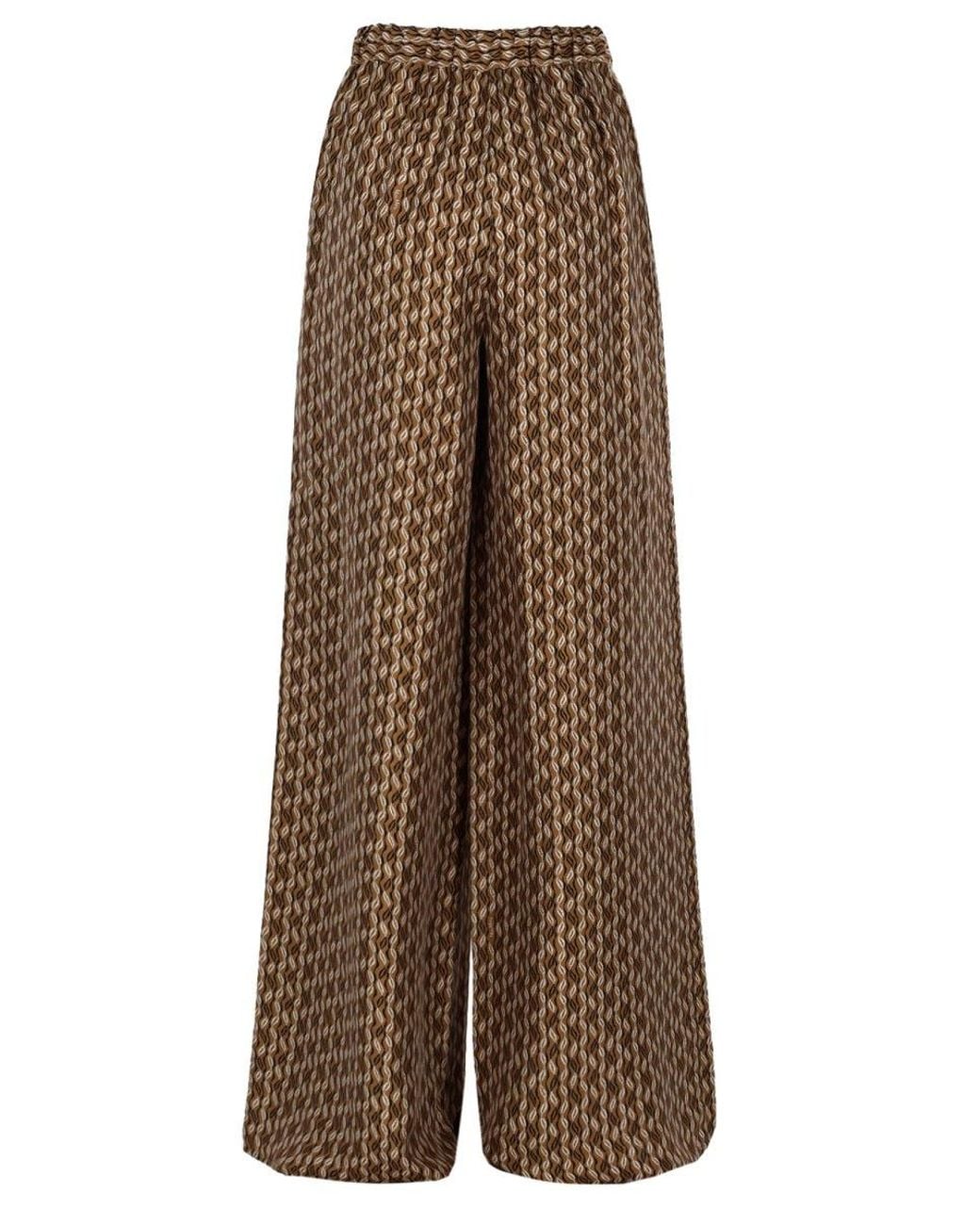 Max Mara Brown Loose Elasticated Pant