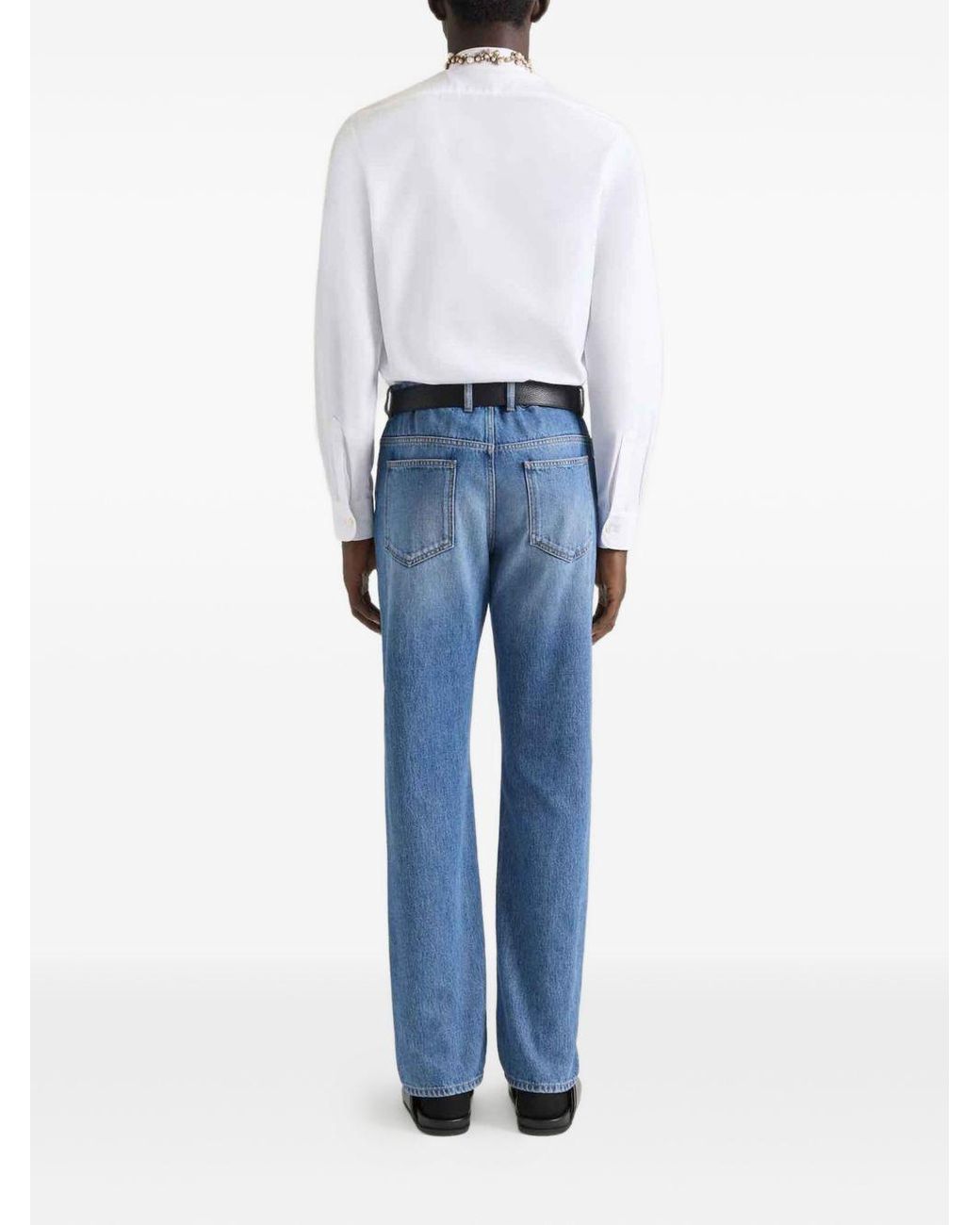 Givenchy Blue Denim Cotton Jeans for men