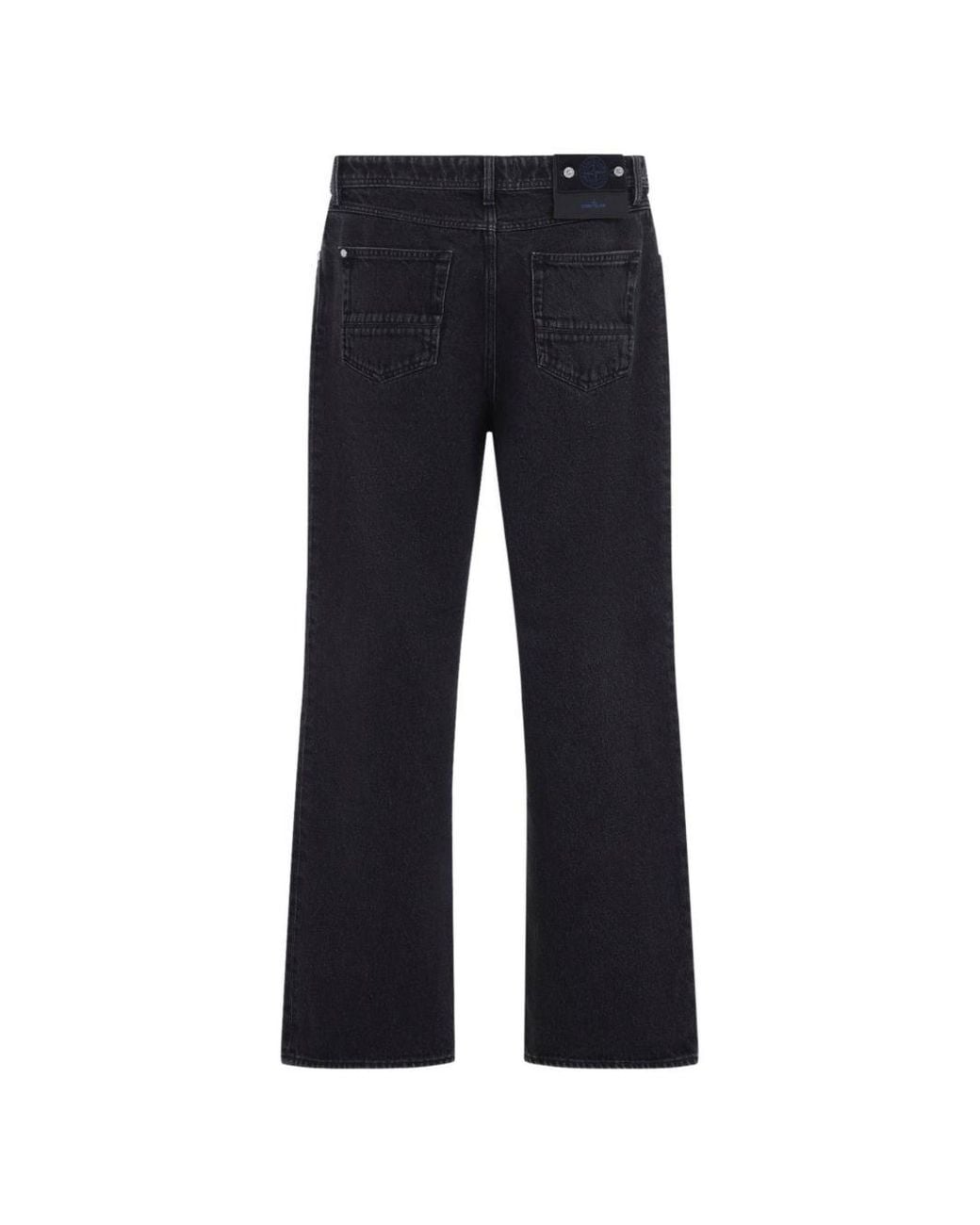 Stone Island Blue Denim Cotton Jeans