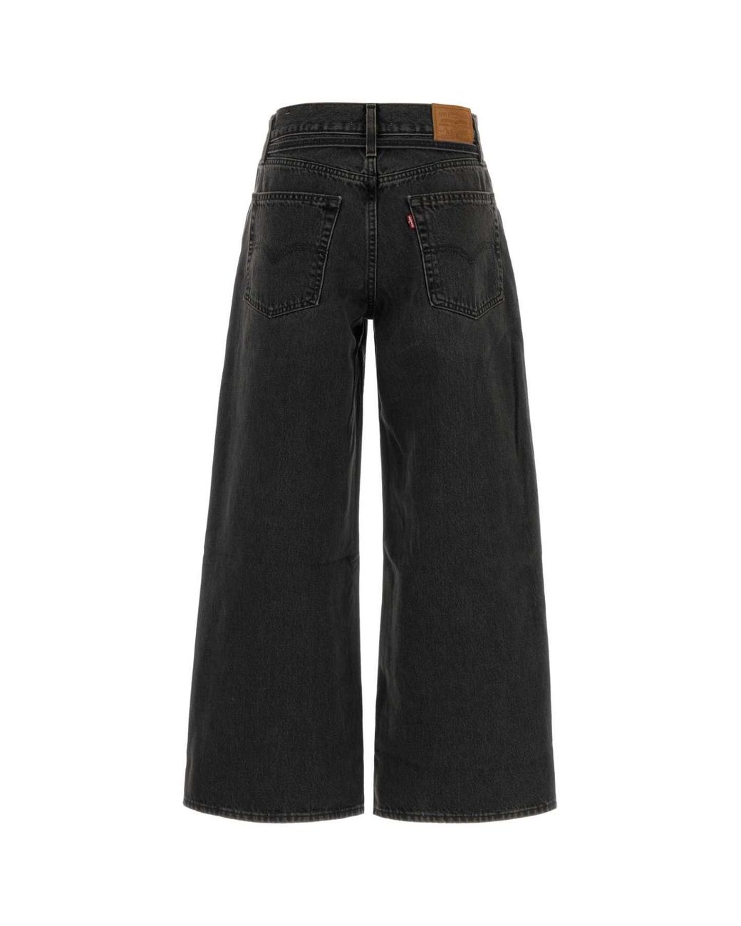 Levi's Black Denim Straight-Leg Jeans, Xl