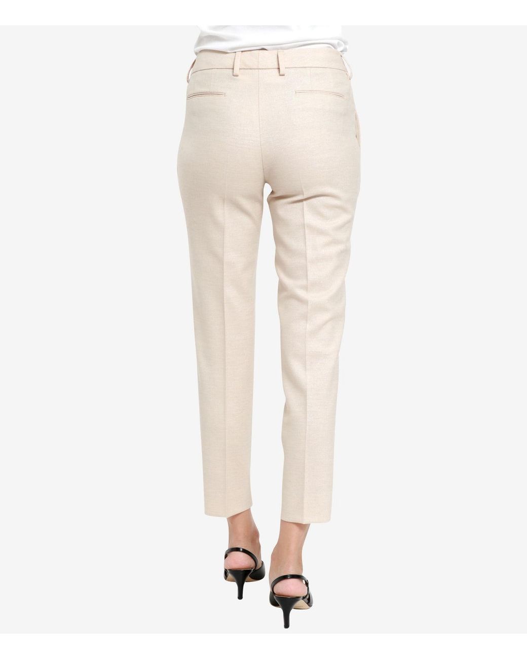 PT Torino Broek Beige in het Natural
