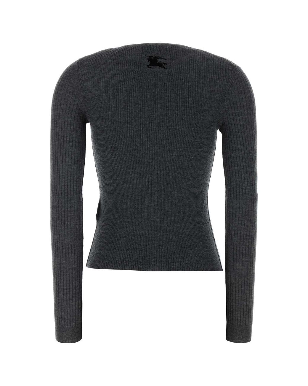 Burberry Black Dark Cashmere Cardigan