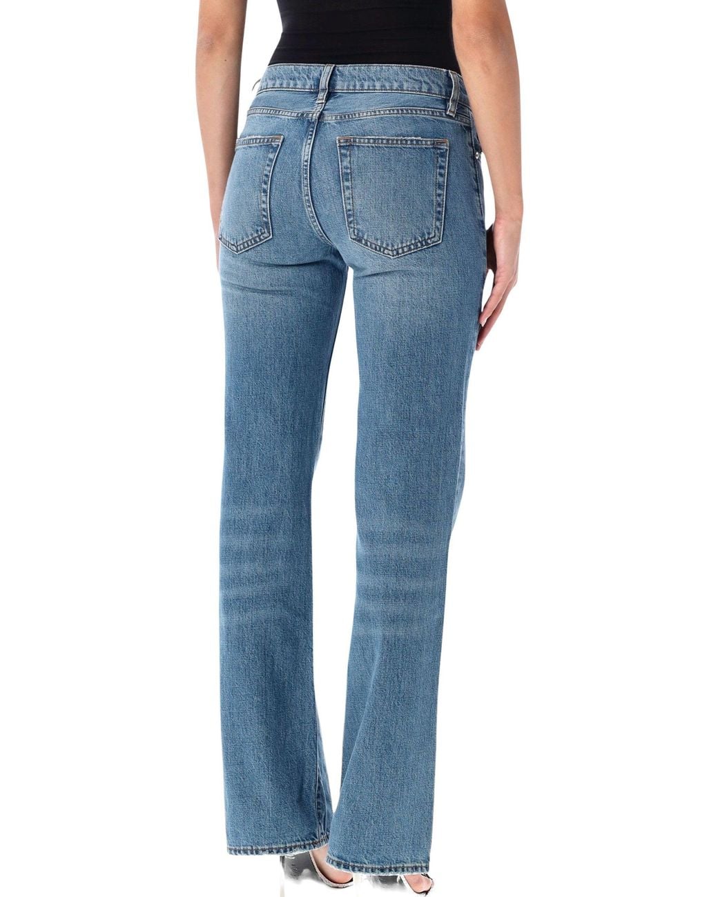 FRAME Blue The Off Duty Rodeo Jeans
