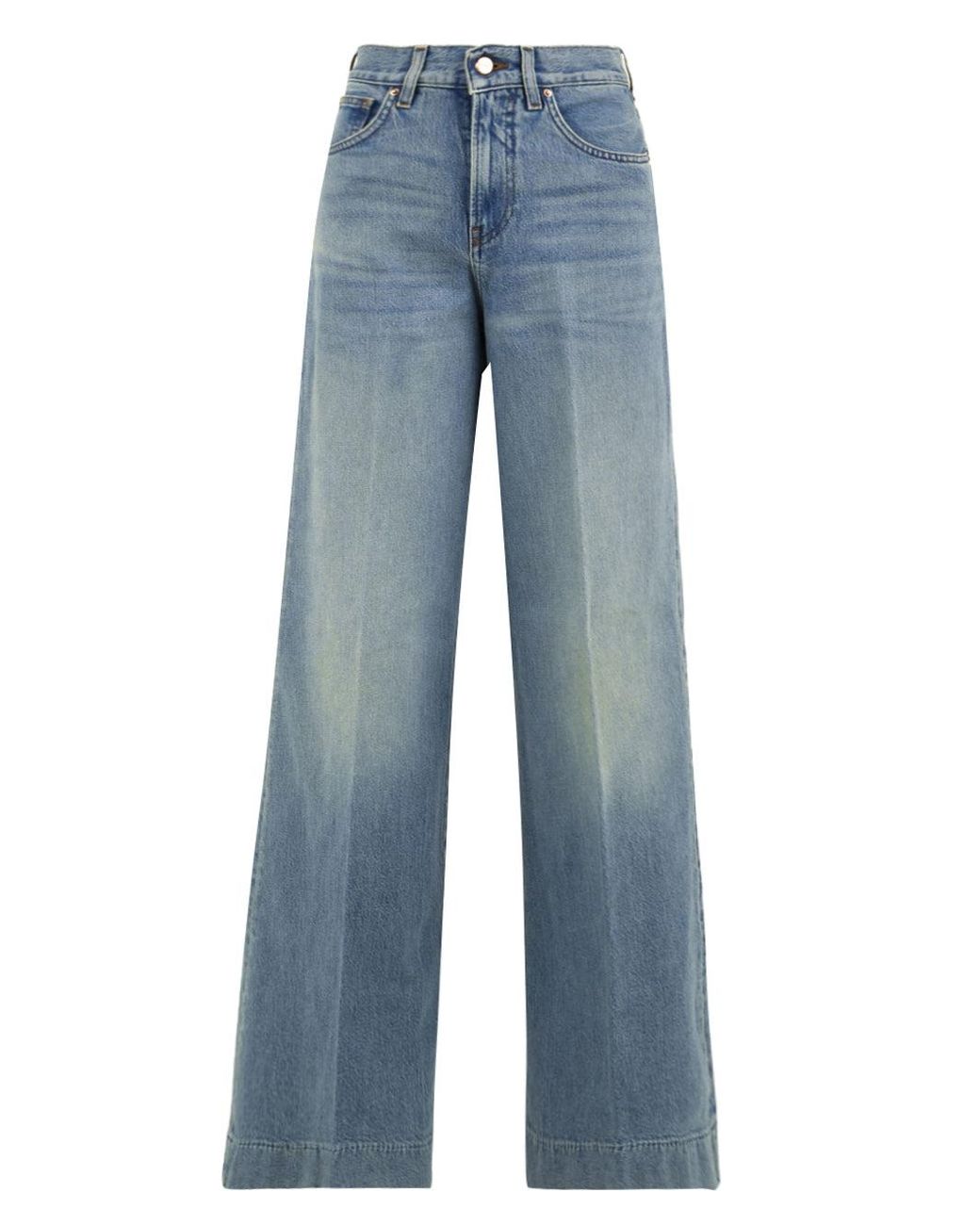 Don The Fuller Trek De Vollere Jeans Aan in het Blue