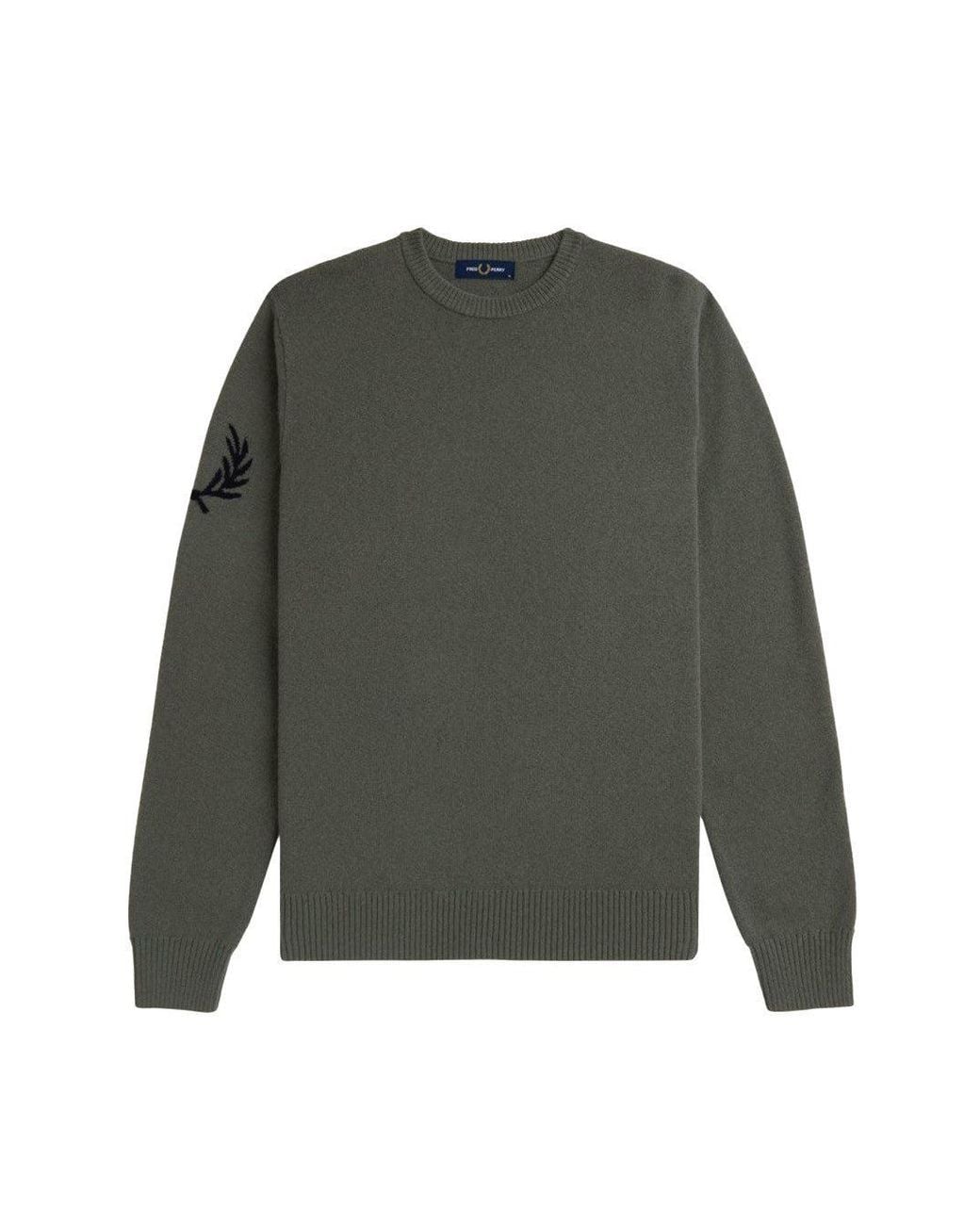 Fred Perry Green Sweaters for men