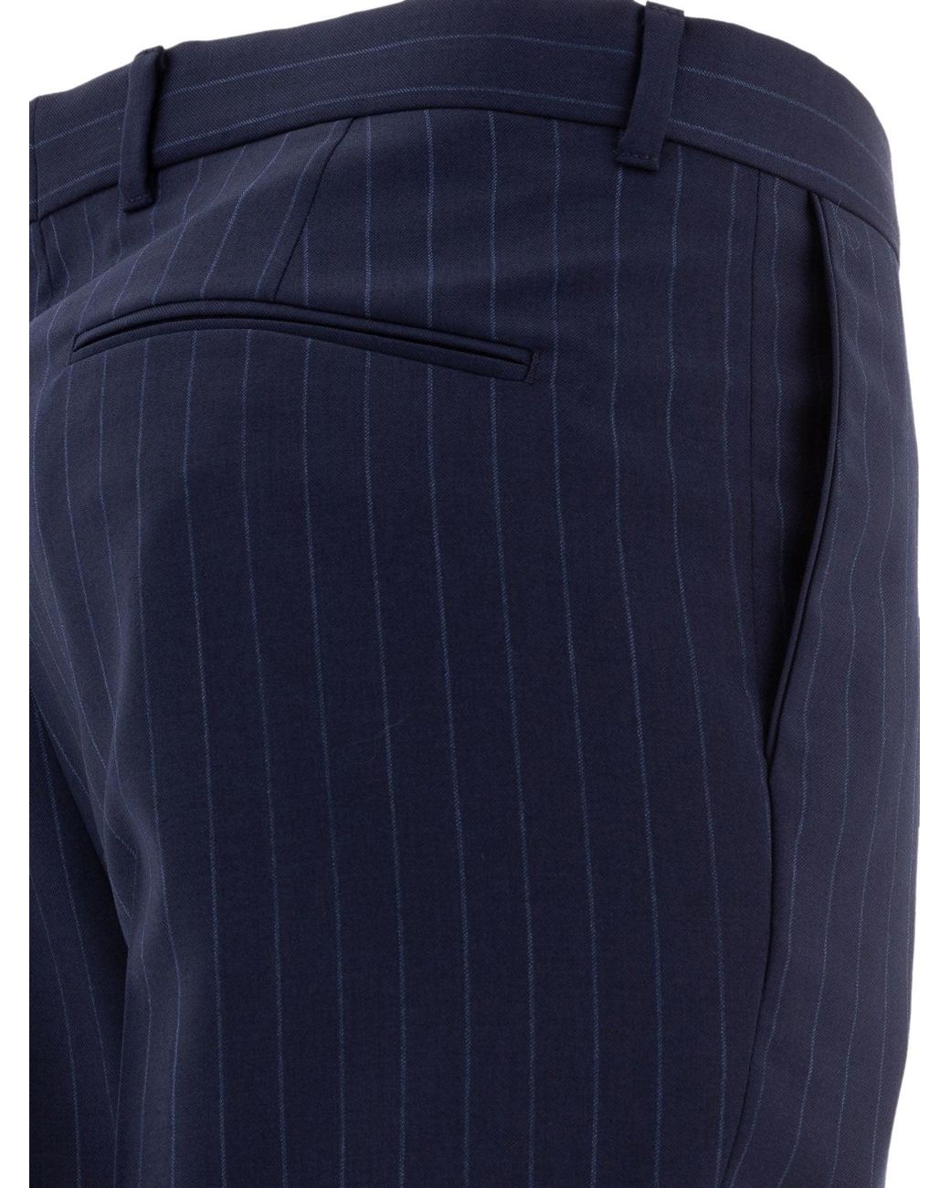 Givenchy Pinstriped Tailored Trousers in het Blue voor heren