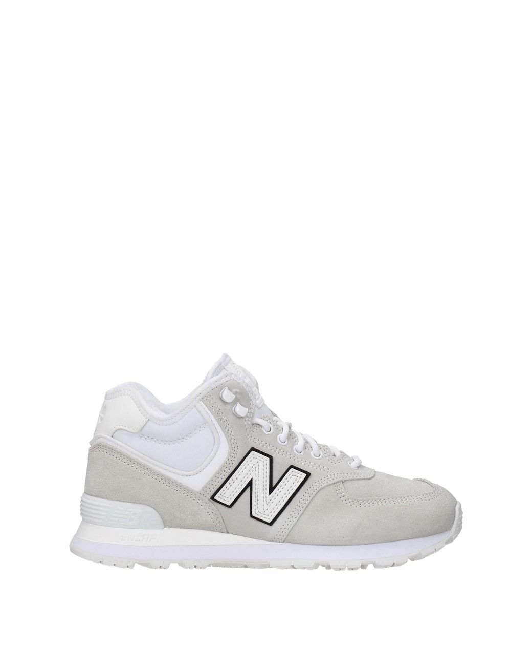 New Balance White Sneakers Comme Des Garcons Uomo Camoscio Grigio/Bianco for men