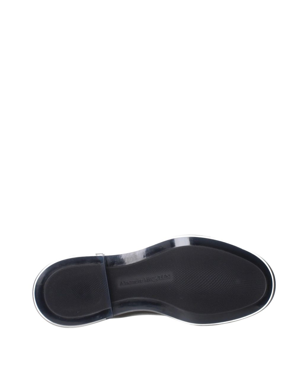 McQueen Black Stivaletti Chelsea Float Uomo Pelle Nero for men