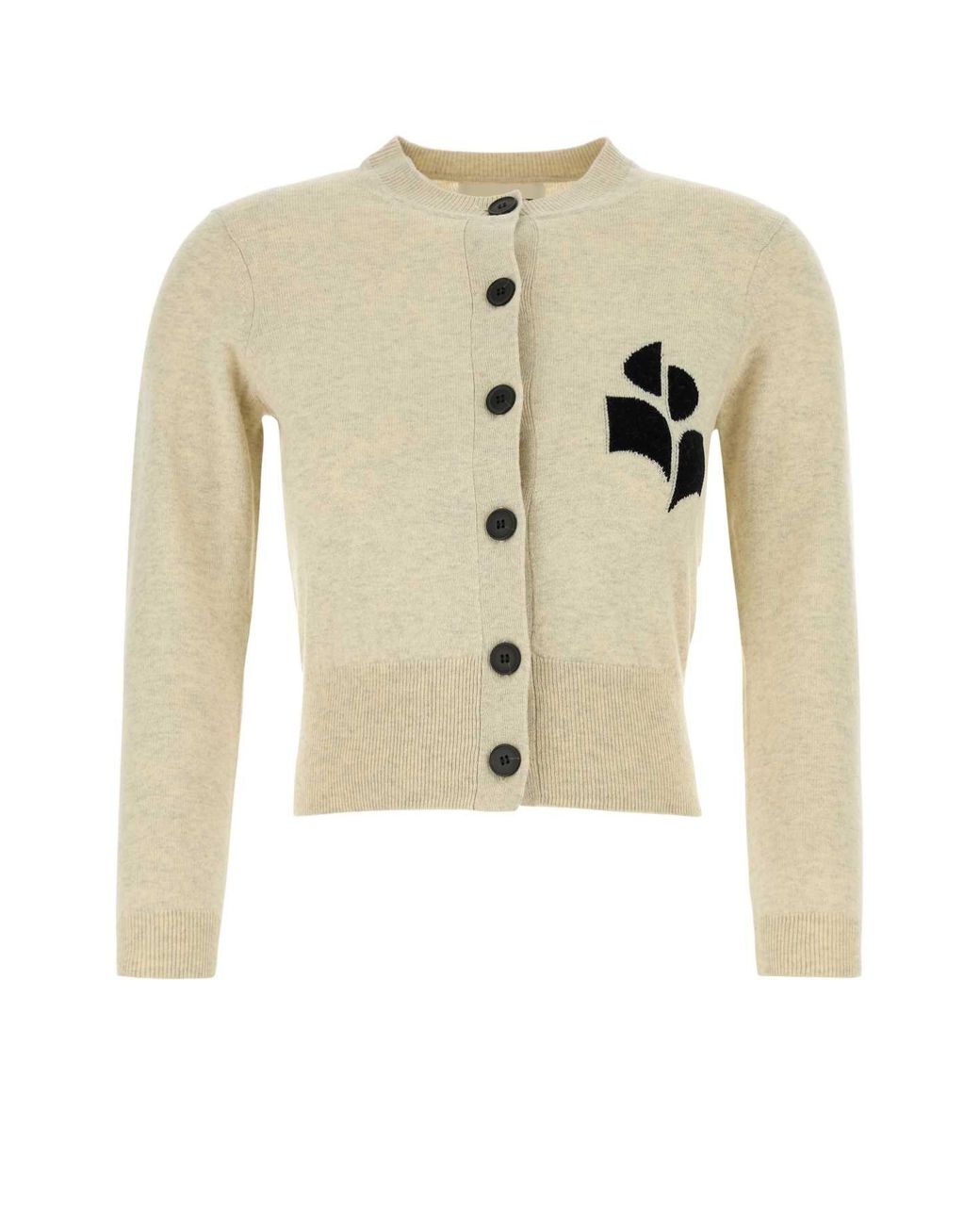 Isabel Marant White Light Cotton And Wool Knitwear