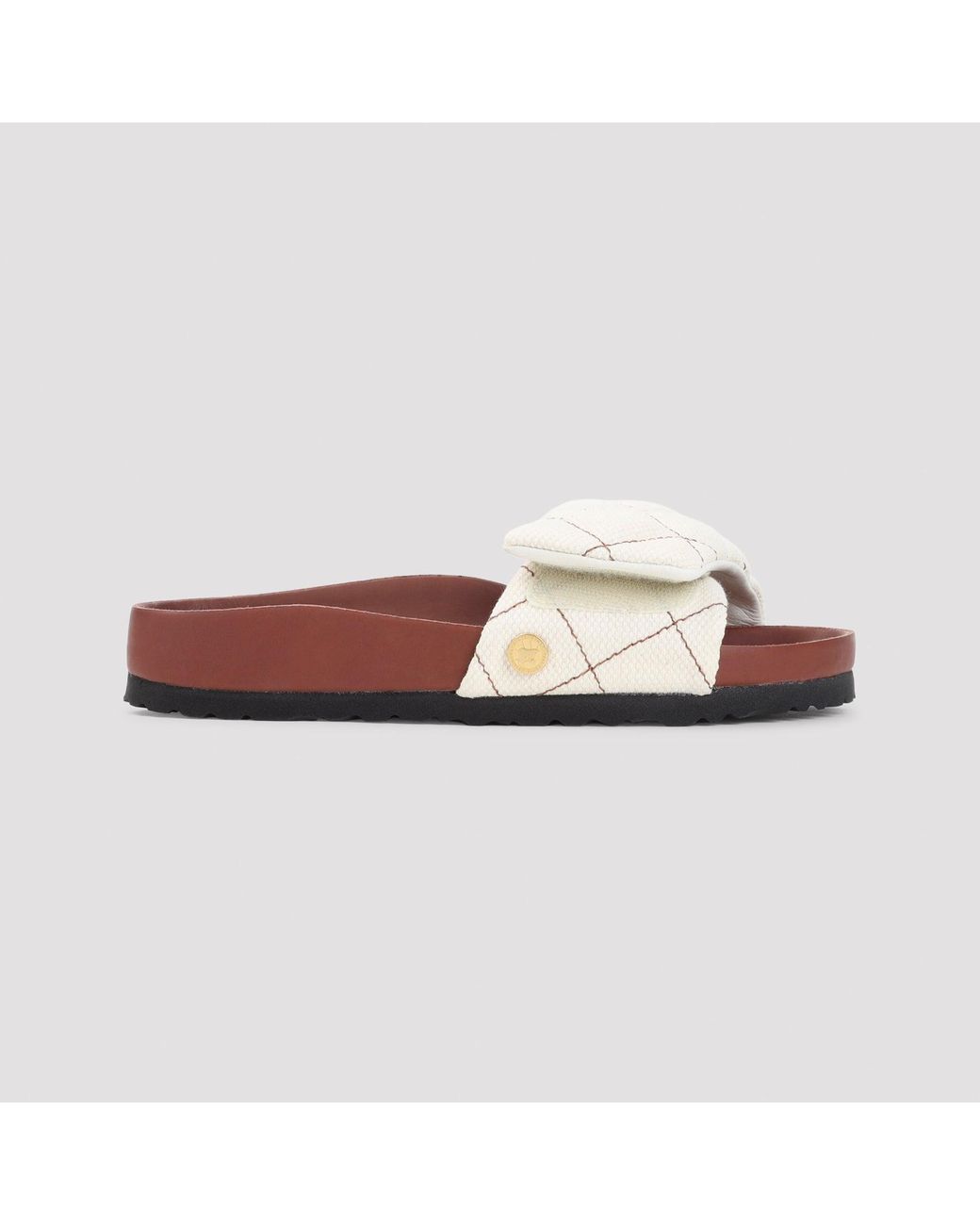 Birkenstock Brown Cork Footbed Sandals With Leather And Eva Sole