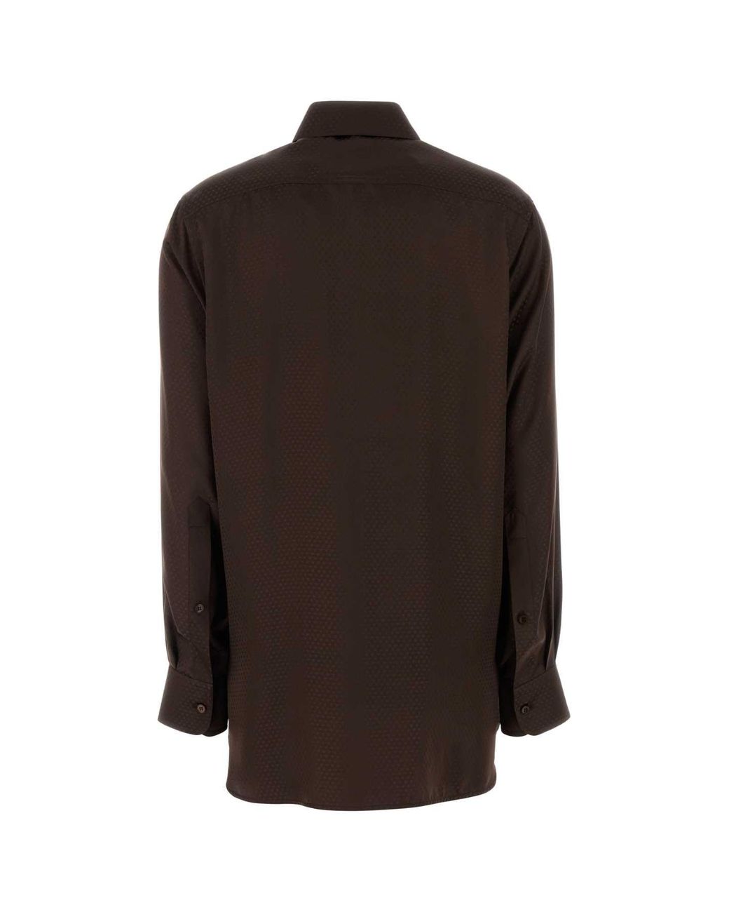 Stella McCartney Black Stars Jacquard Silk Shirt