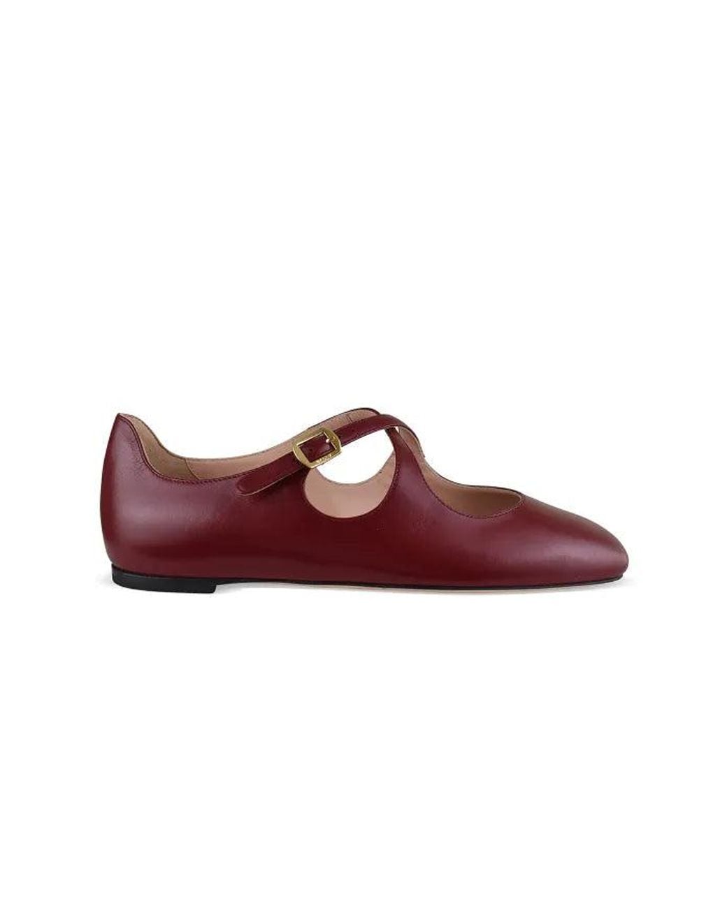 Bally Red Rina Flats