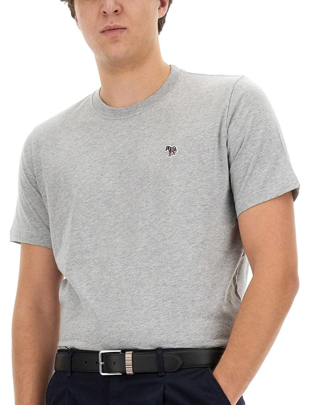 Paul Smith Gray Regular Fit T Shirt