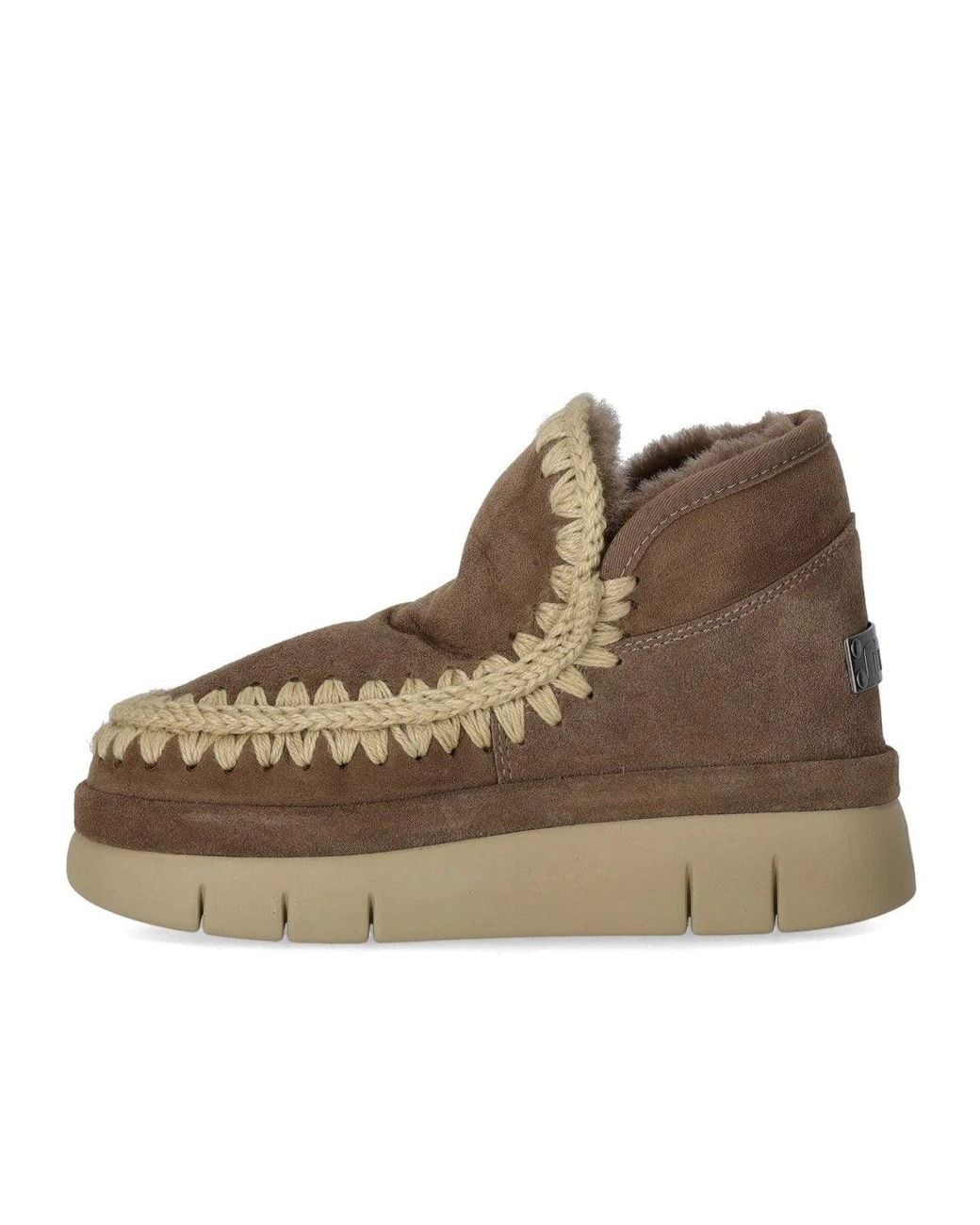 Mou Brown Bounce Welt Suede Elephant Sneaker