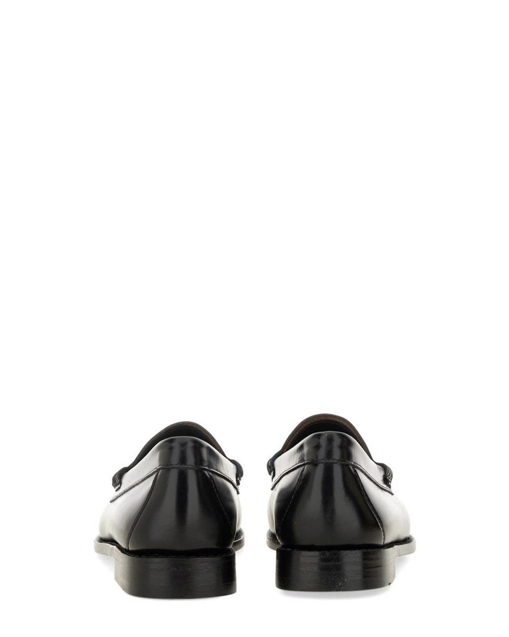 G.H.BASS Black Classic Leather Penny Loafer