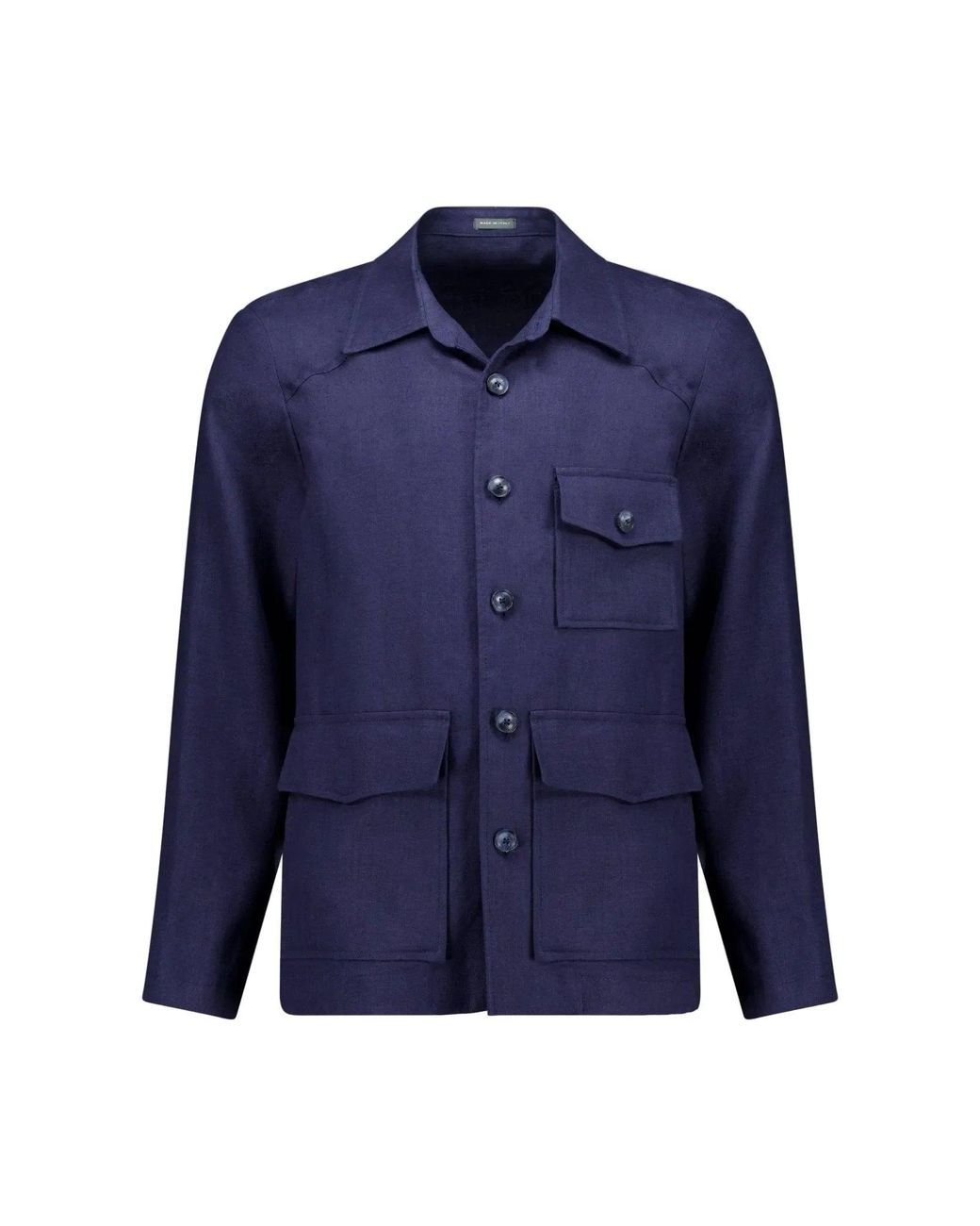 AUTORE Blue Linen Jacket