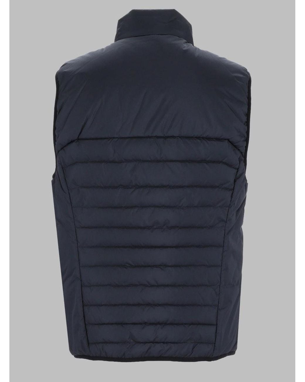 Boss Blue Quilted Puffer Vest
