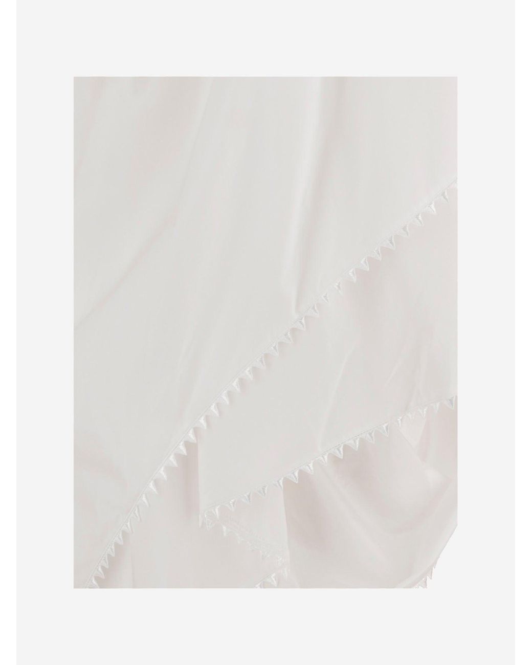 Jacquemus White Layered Cotton Dress