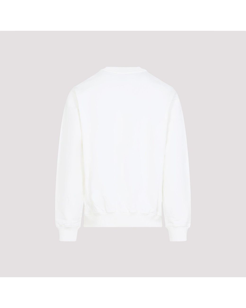 Casablanca White Organic Cotton Casa Way Sweatshirt