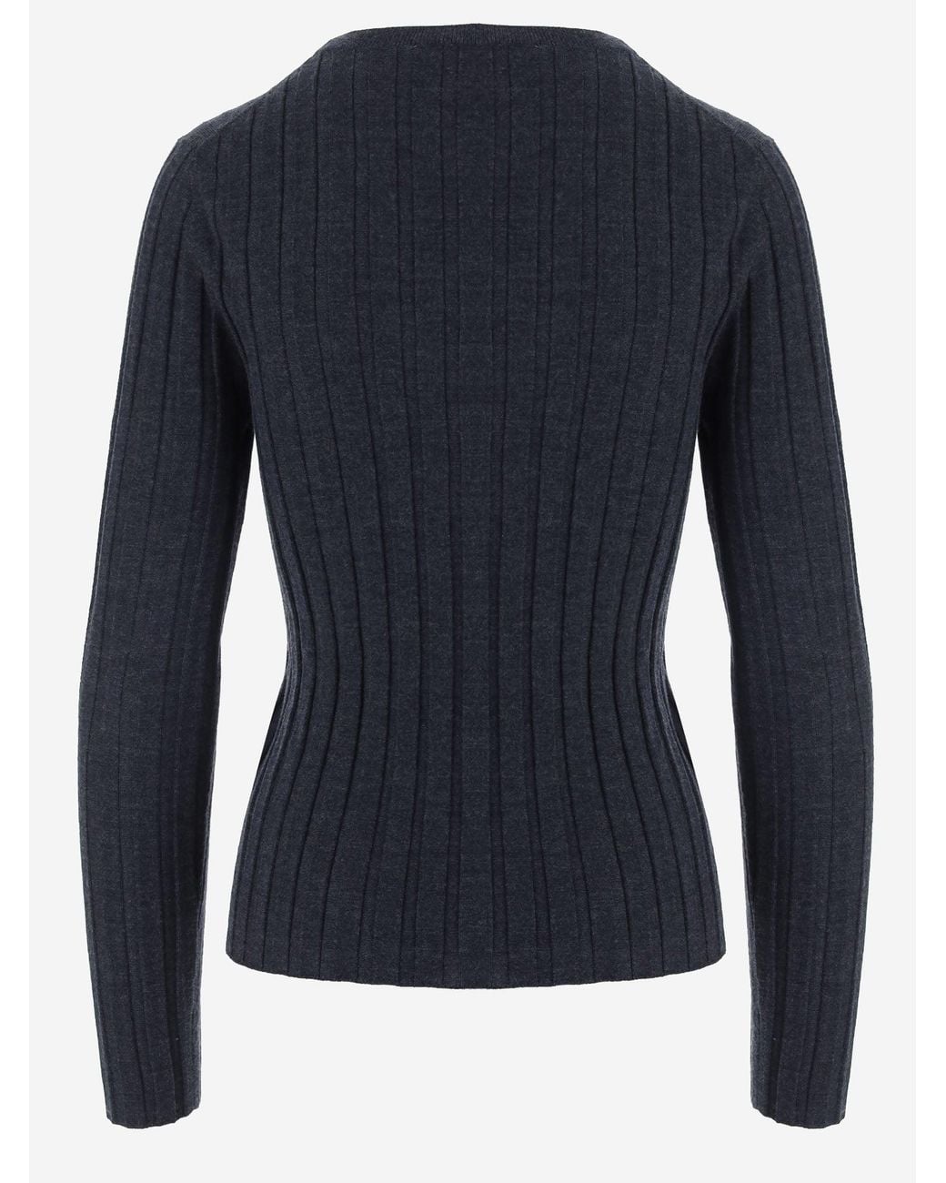 Allude Blue Wool Sweater