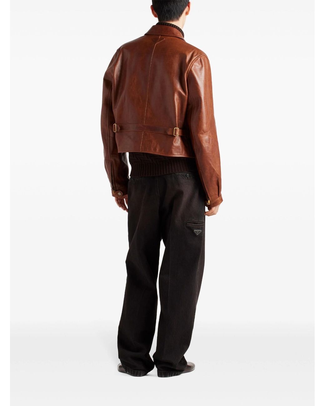 Prada Black Loose-Fit Jeans for men