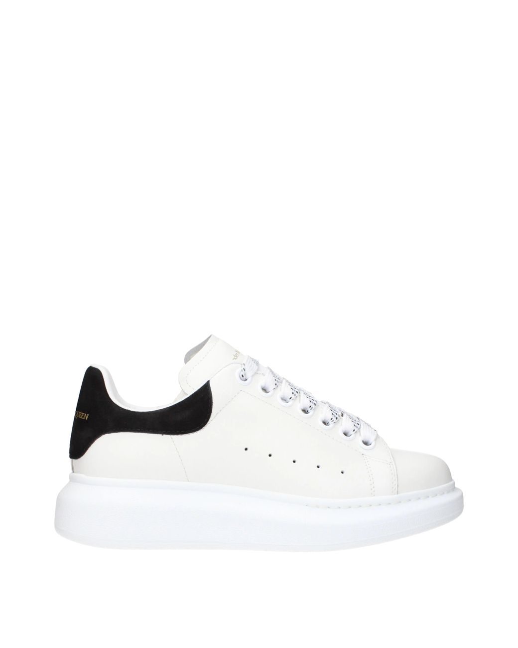 McQueen White Sneakers Oversized Leather