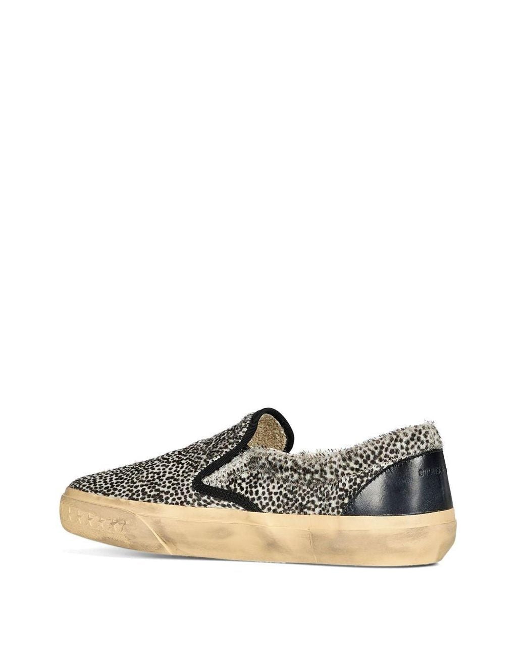 Golden Goose Deluxe Brand Black Vce Leather Slip On