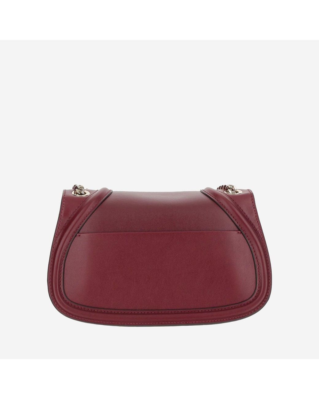 Gucci Red Blondie Shoulder Bag With Chain