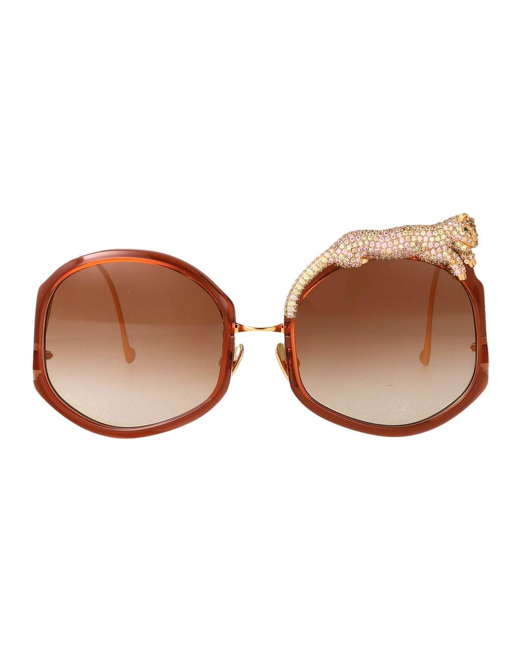 Anna Karin Karlsson Brown Sunglasses Rose Et Le Rêve Sun Caramel