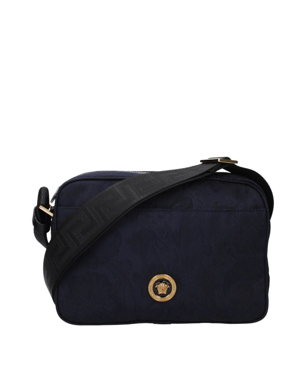 Versace Blue Crossbody Bags Fabric