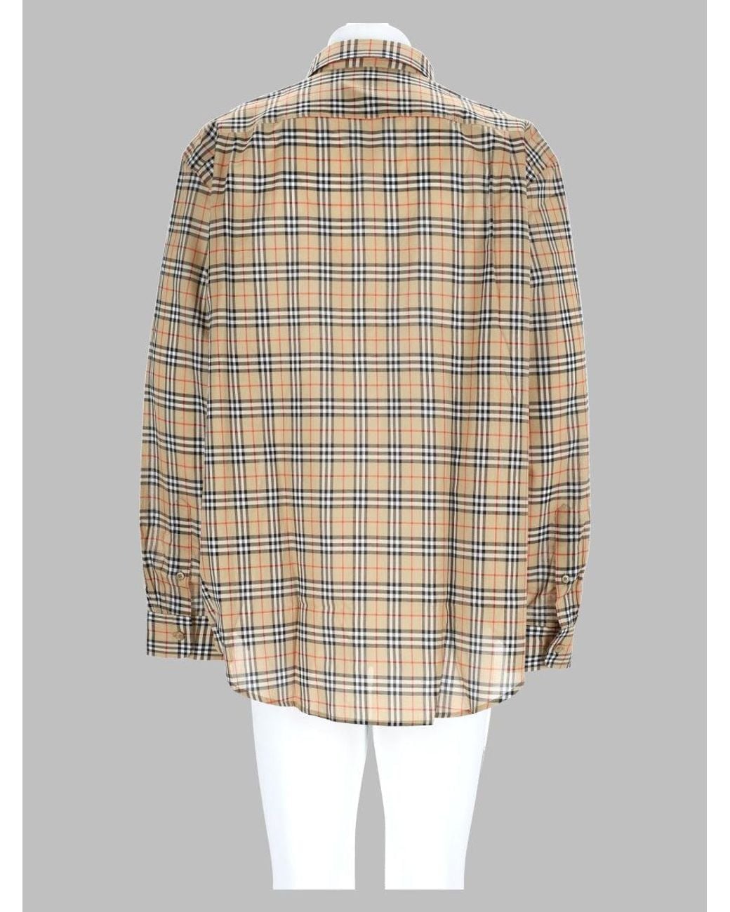 Burberry Natural 100% Cotton Shirt for men