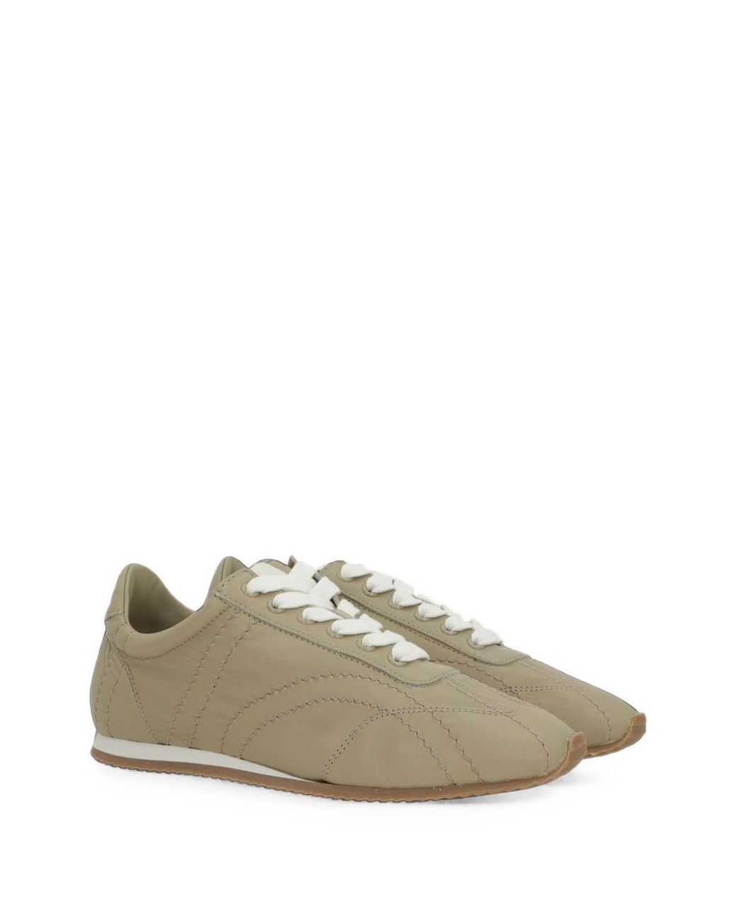 Totême Natural Flex Leather Sneakers