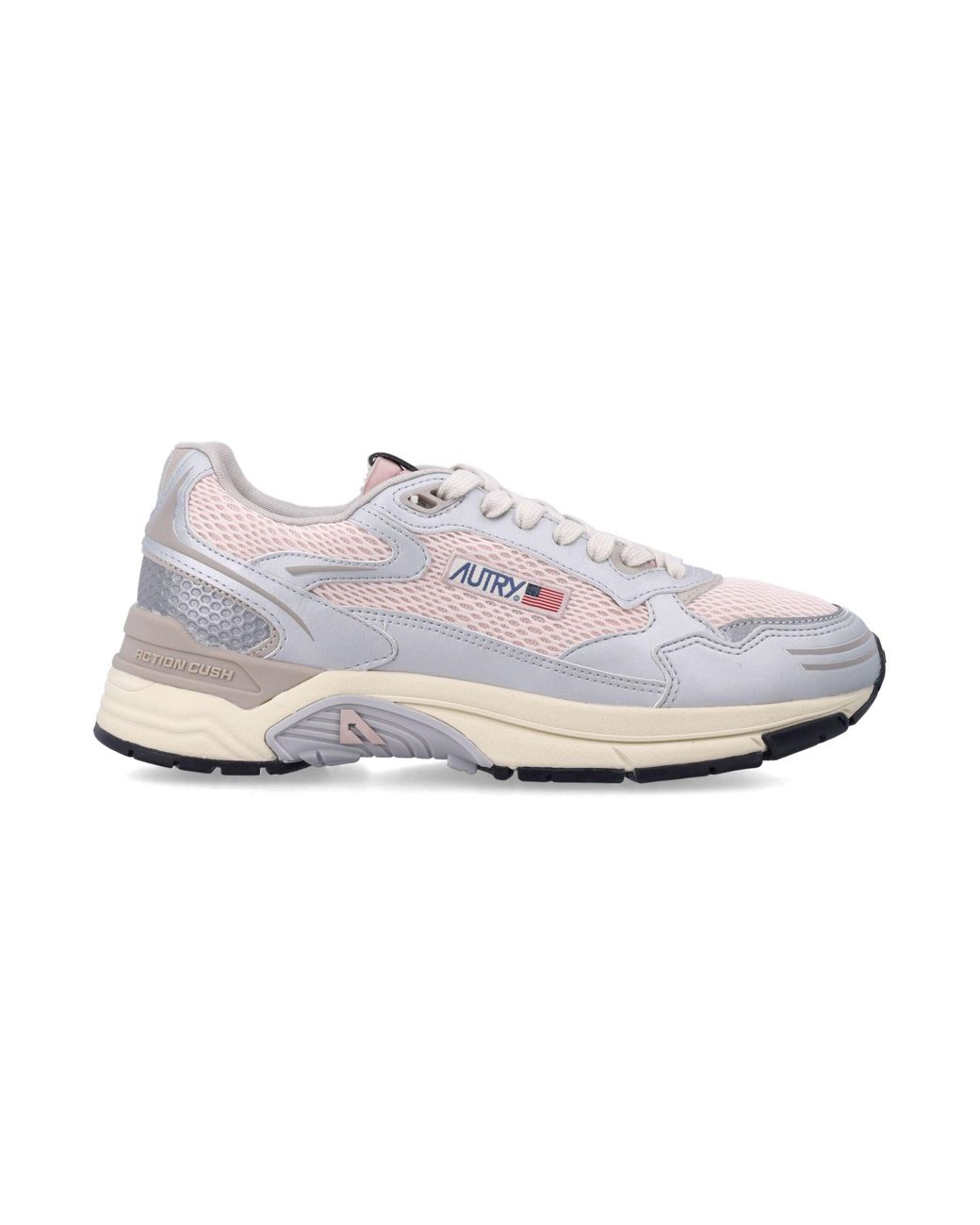 Autry White Mesh Athletic Sneakers