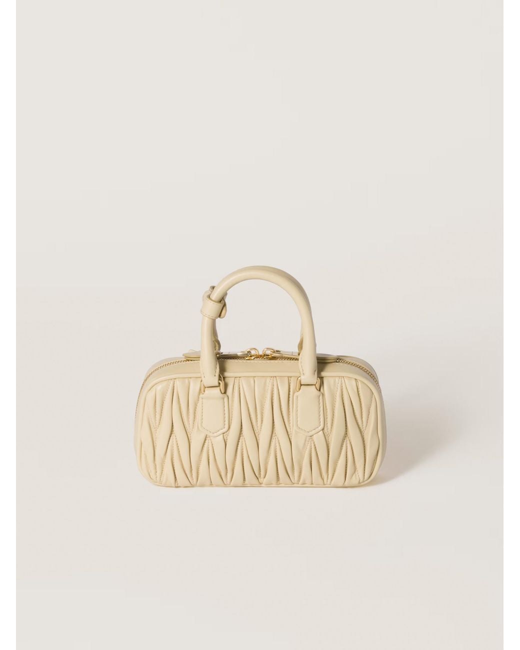 Miu Miu Metallic Arcadie Tote Bag