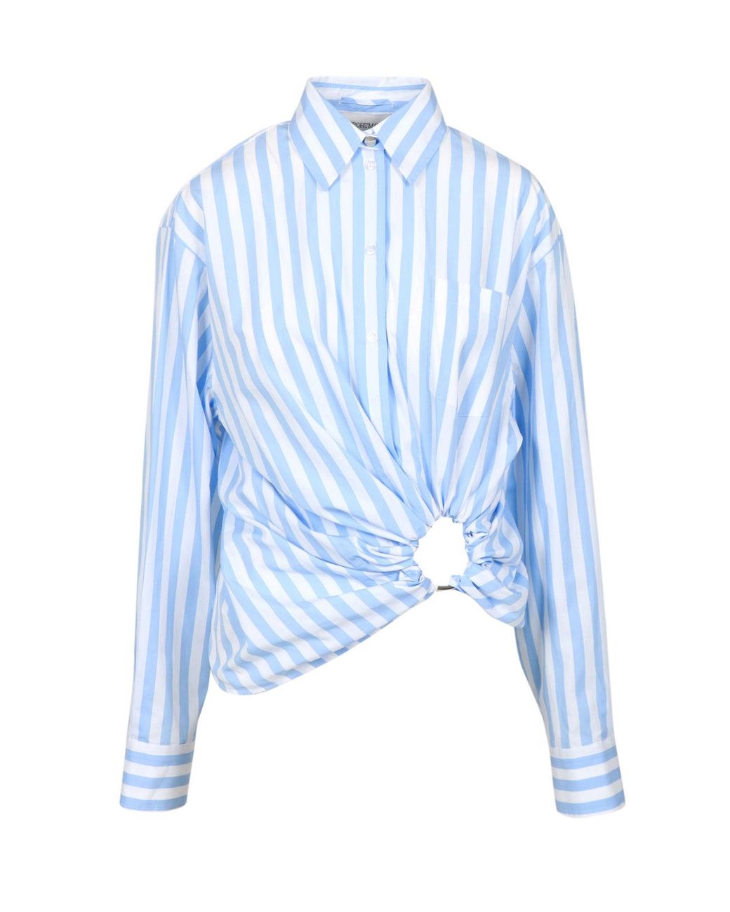 Sportmax Shirts Wit+lichtblauw in het Blue