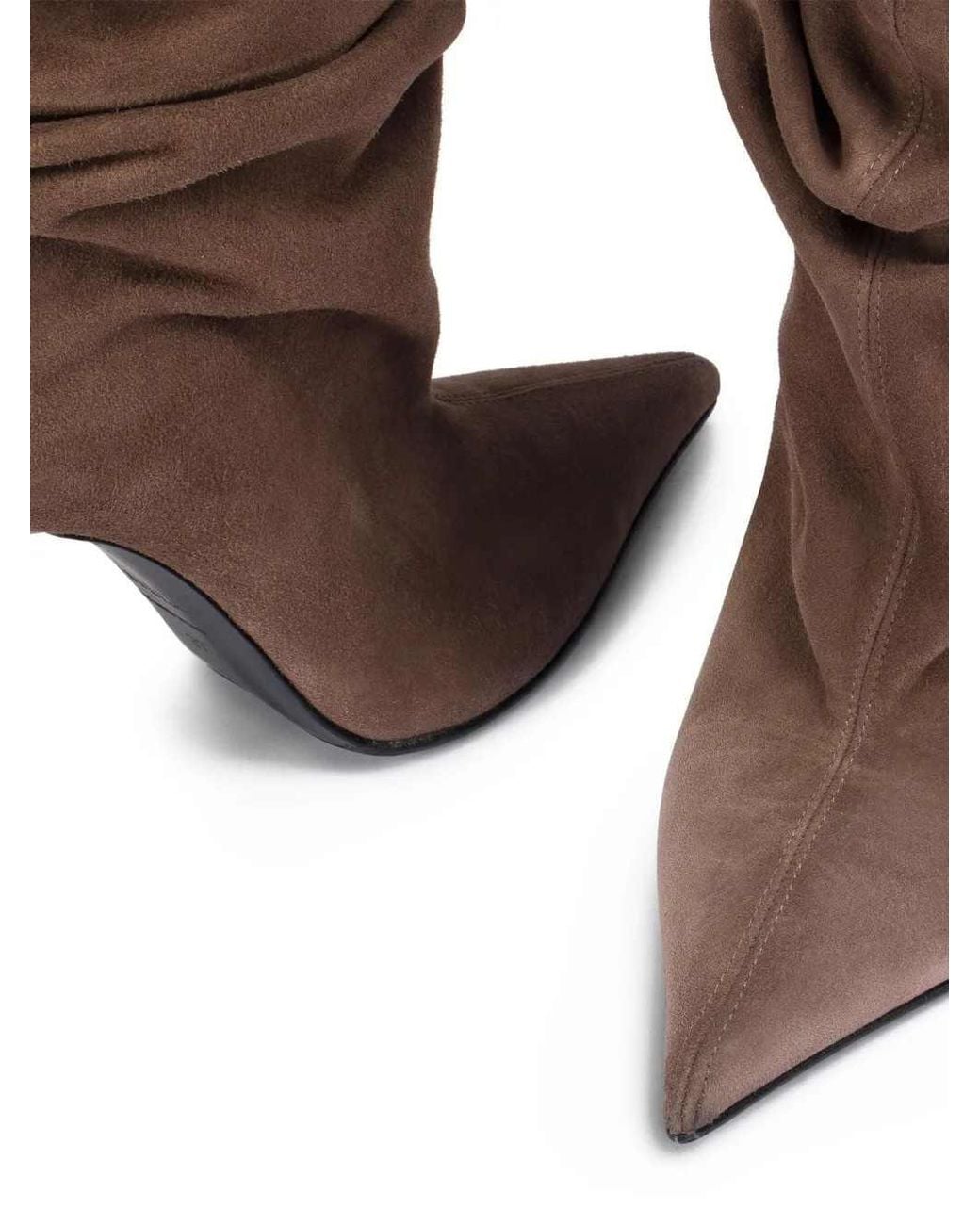 Le Silla Brown Bella 100Mm Suede Boots