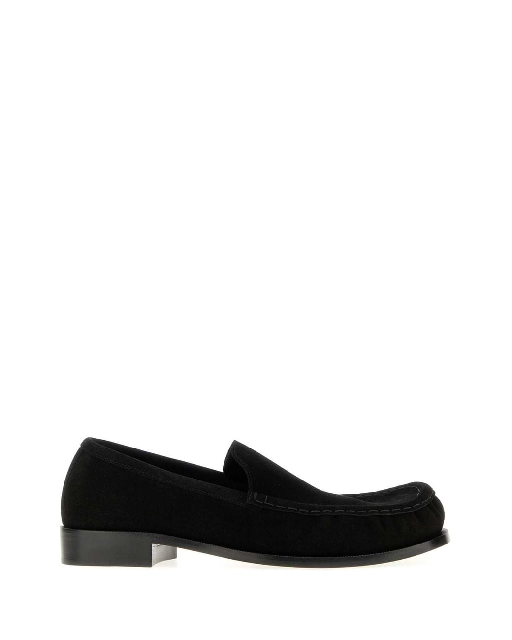 Dries Van Noten Black Suede Loafers for men