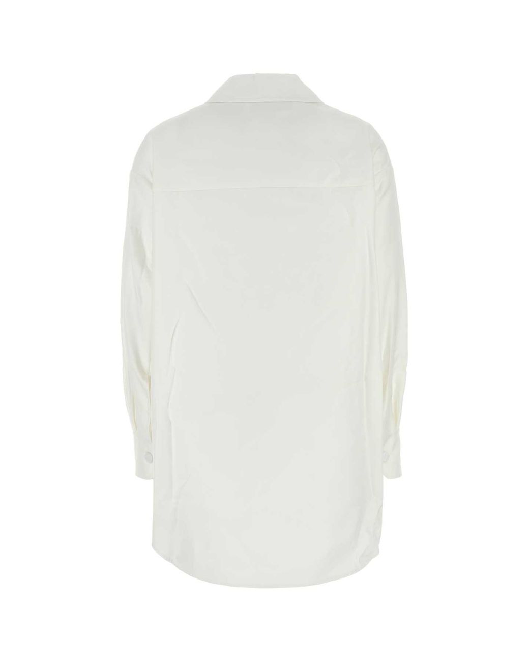 Valentino Garavani White Cotton Blend Oversize Jacket