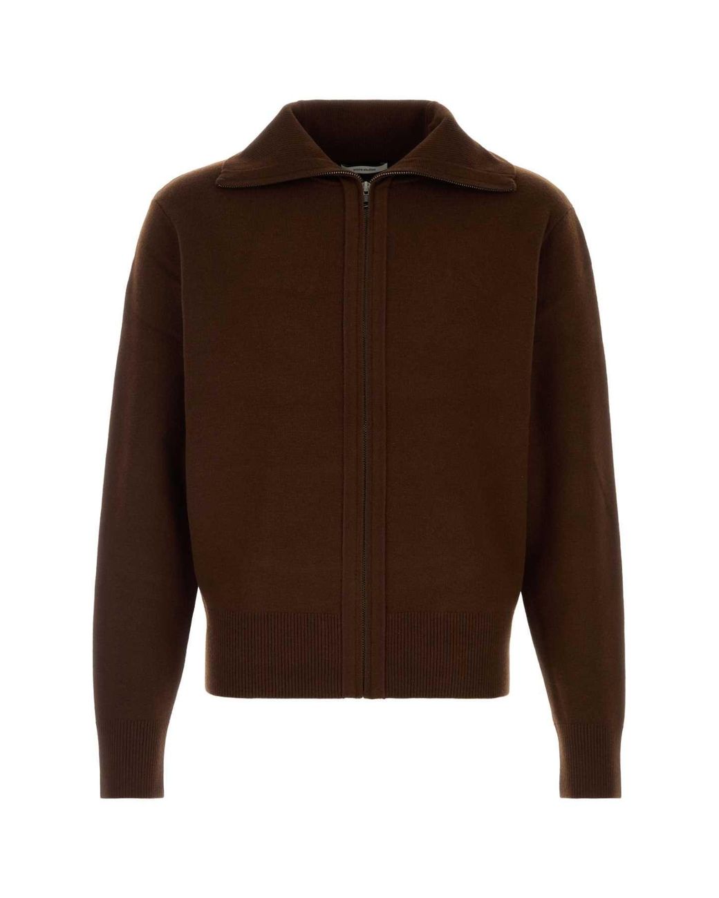 Entire studios Brown Chocolate Stretch Cardigan for men