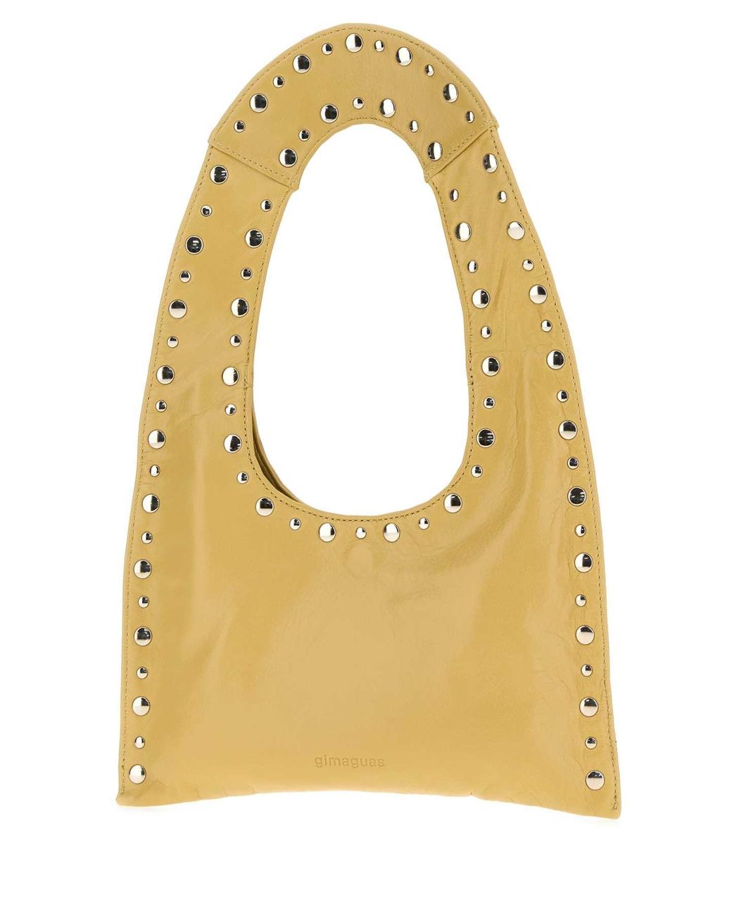 GIMAGUAS Metallic Pastel Leather Mini Franca Handbag
