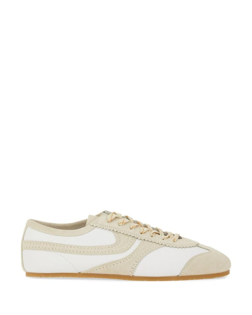 Dries Van Noten White Lace-Up Sneakers for men