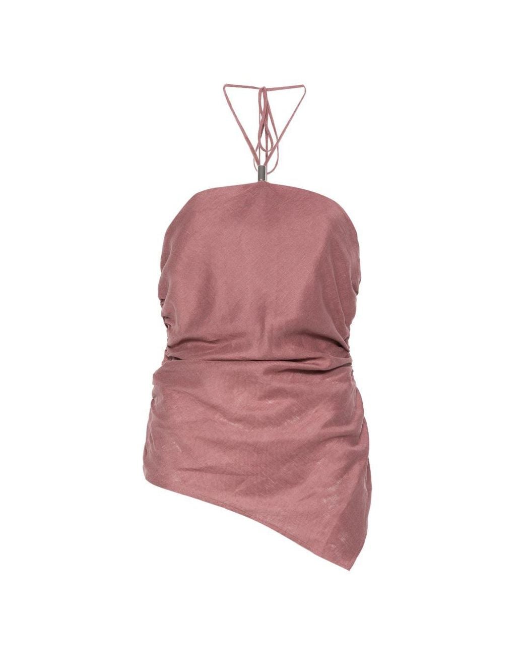 Semicouture Pink Top Linen/Flax