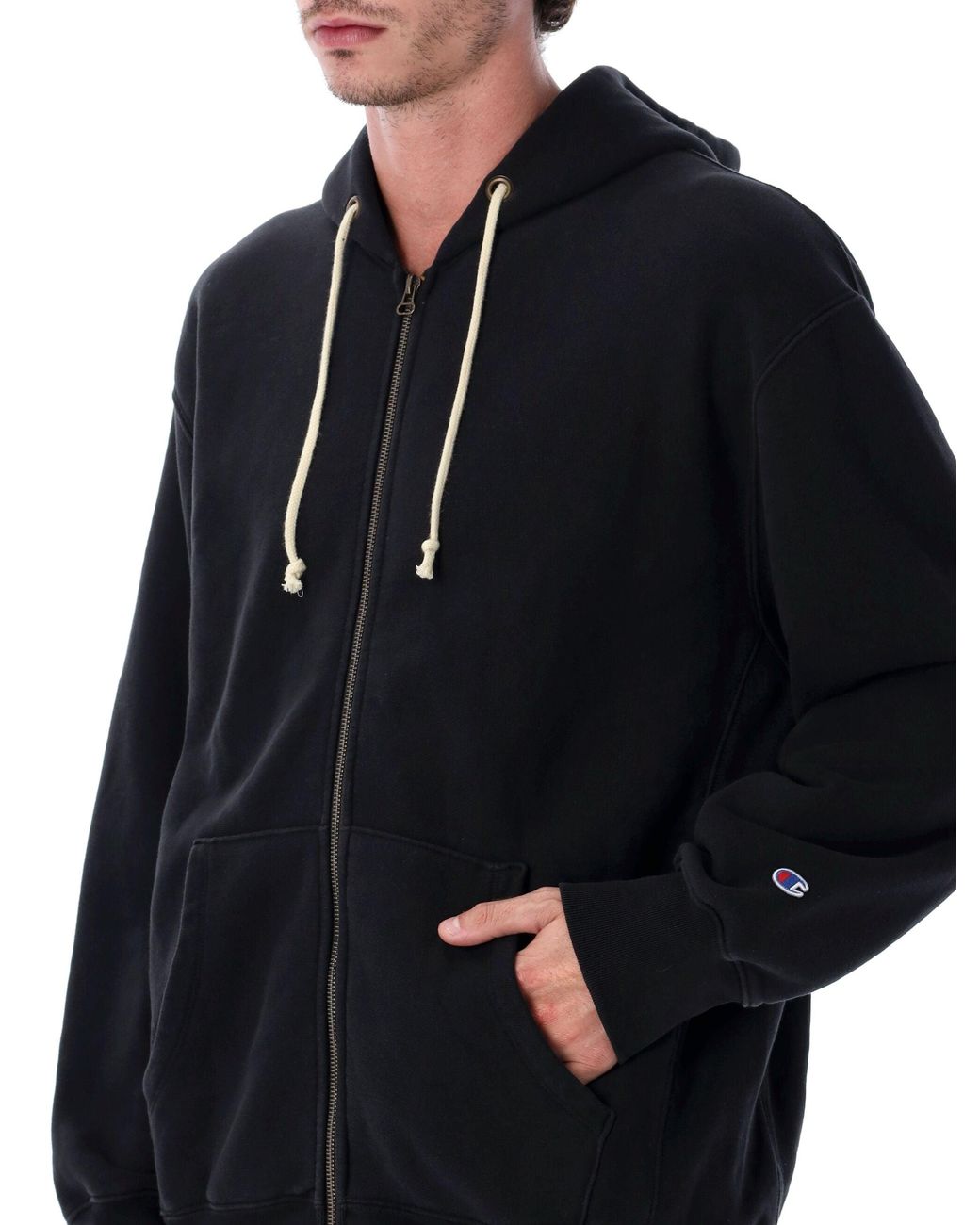 Champion Blue Champion Oversized Zip Hoodie