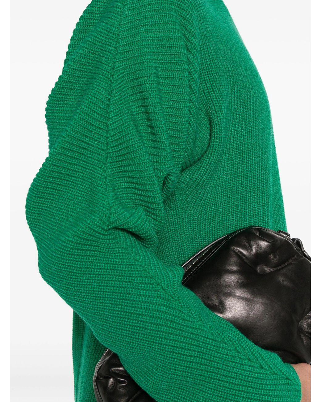 Comme des Garçons Green Shirt Knitted