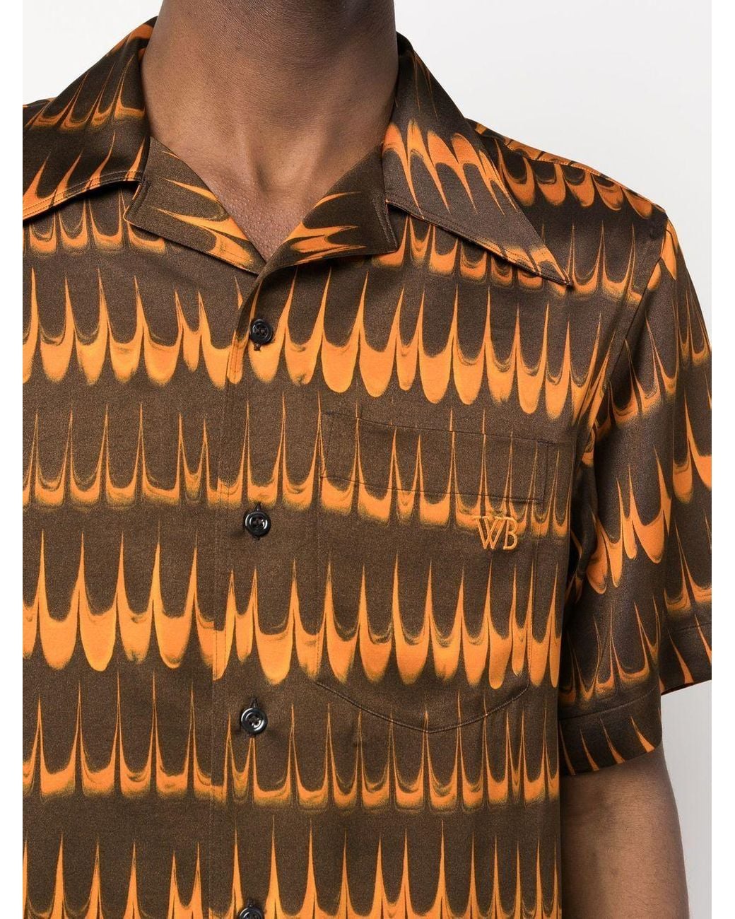 Wales Bonner Yellow Rhythm Shirt for men