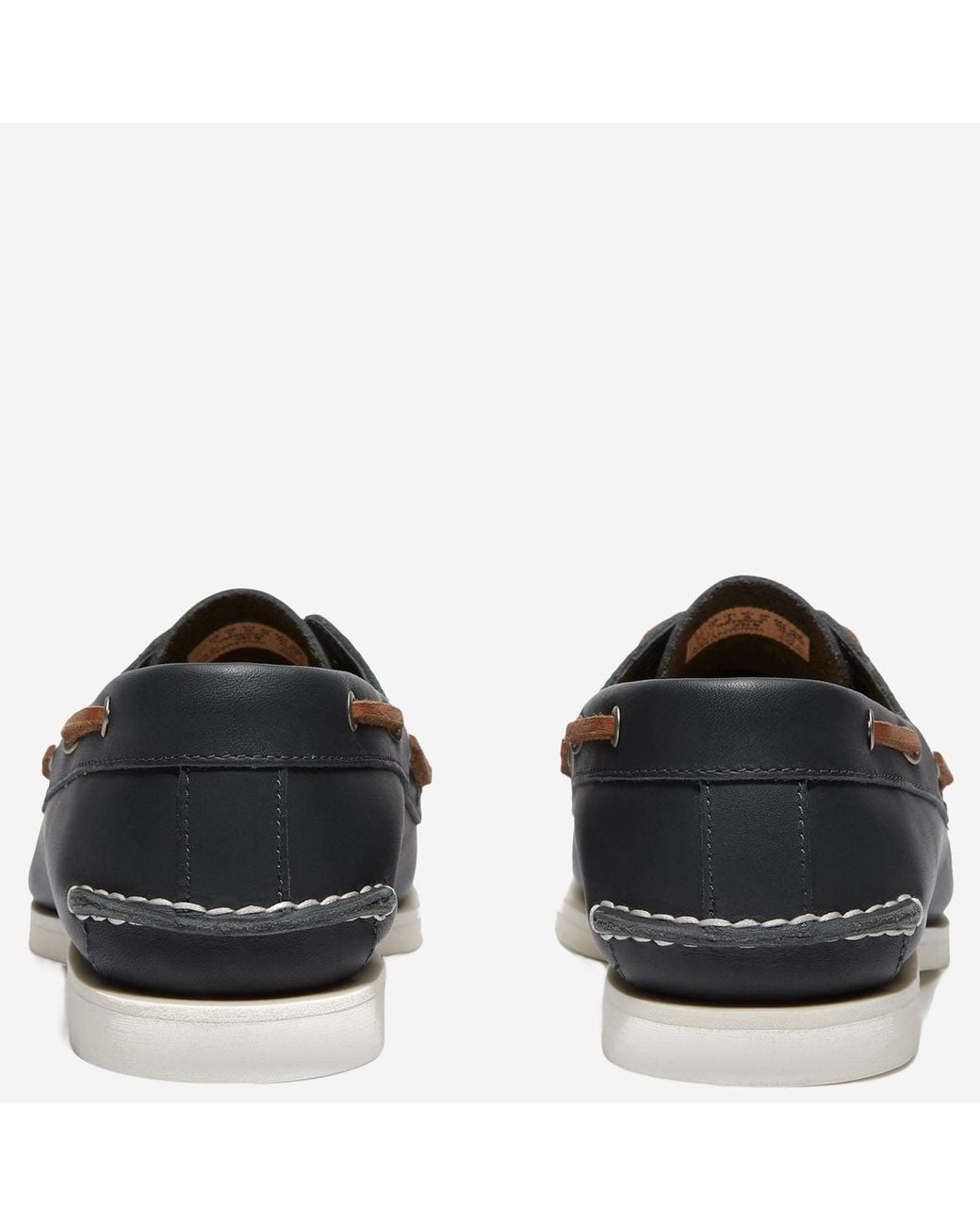 Timberland Blue Classic Boat Leather Loafers