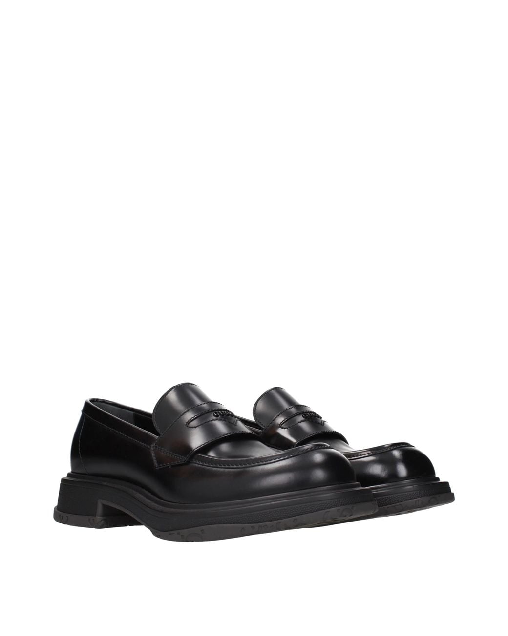 Gucci Black Moccasins Skinned