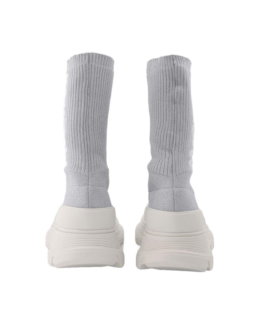 McQueen Gray Tread Slick Sneakers