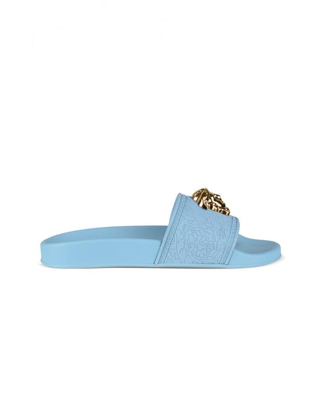 Versace Blue Steppschuhe Medusa