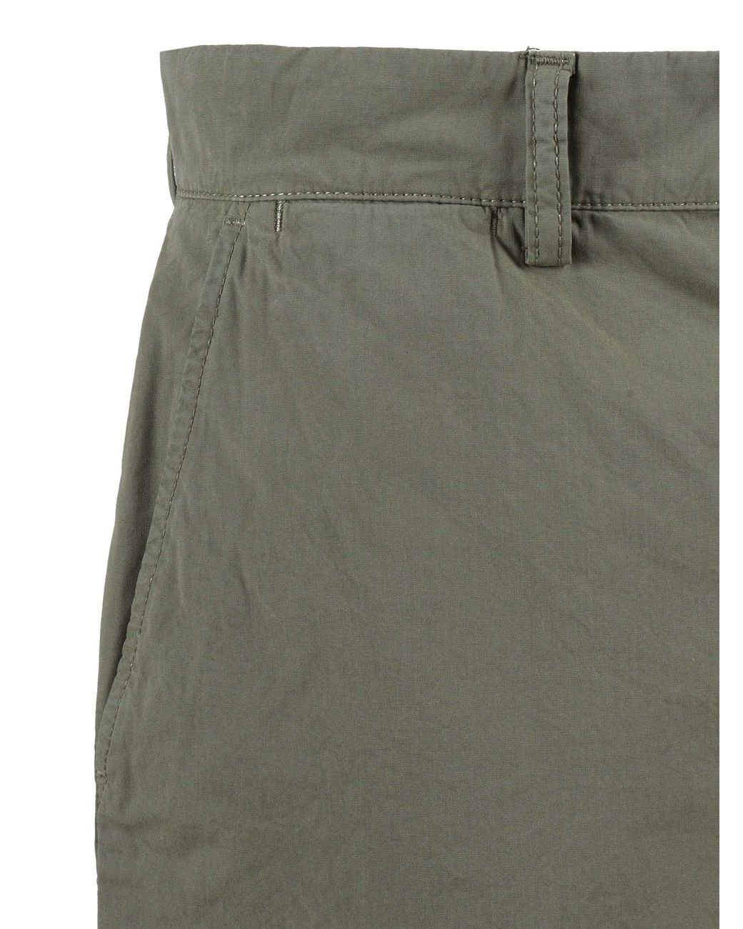 Sebago Green Sasanoa Short Chino Senza Pince